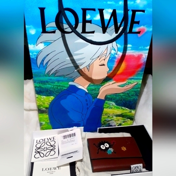 Loewe Bags Nwt Authentic Loewe And Ghibli Trifold Wallet Poshmark